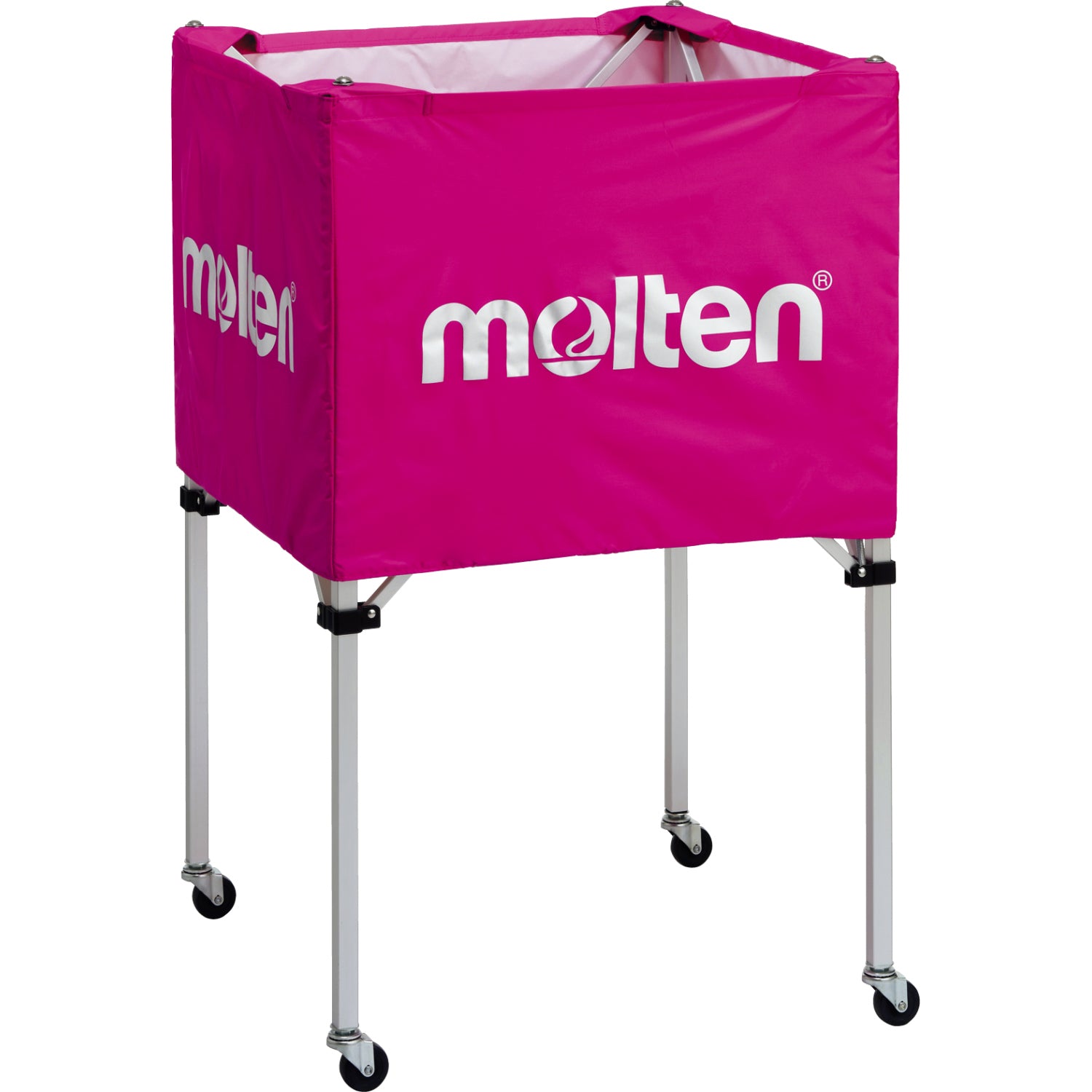 molten 折りたたみ式ボールカゴ 収納バッグ付き 折りたたみ式平型ボールカゴ小物収納ネット | モルテン公式