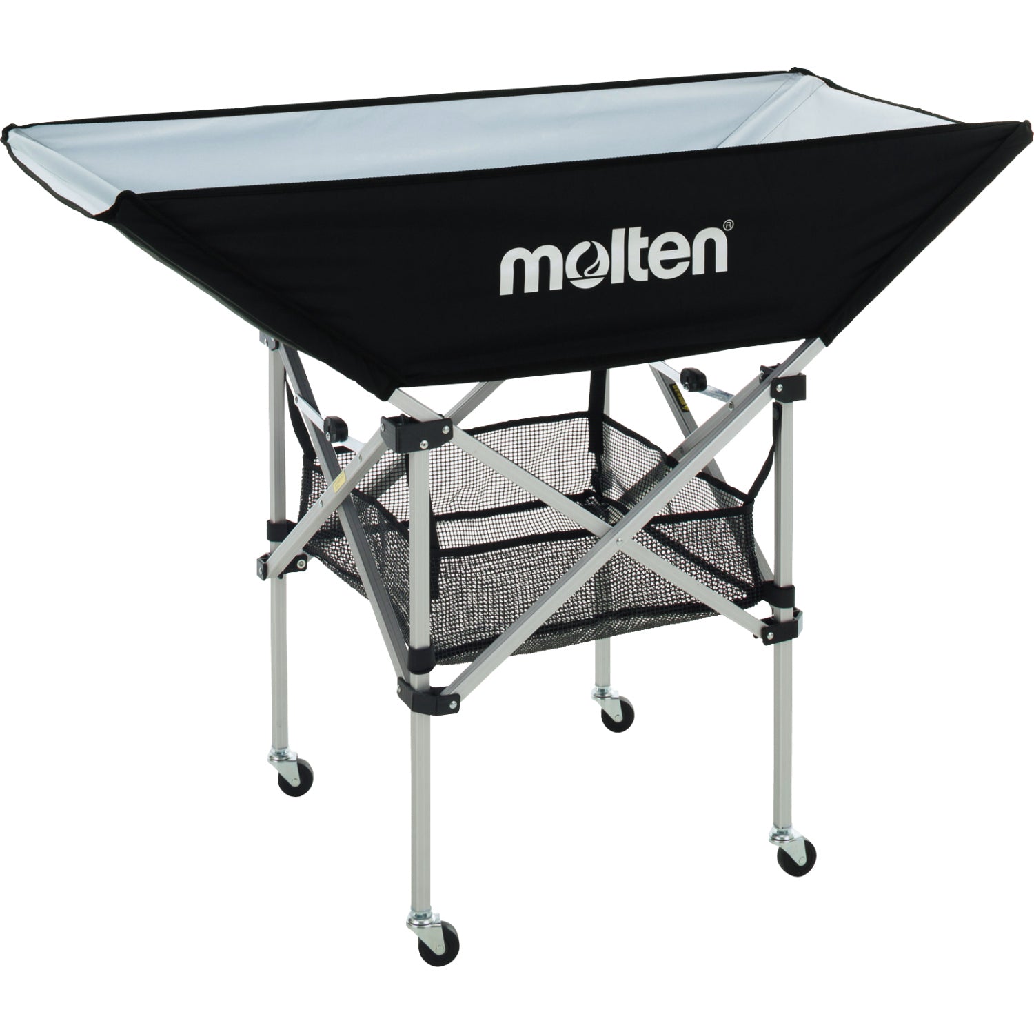 バレーボールカゴ　モルテン molten モルテン ボールカゴ 中・背高 キャリーケース付き
